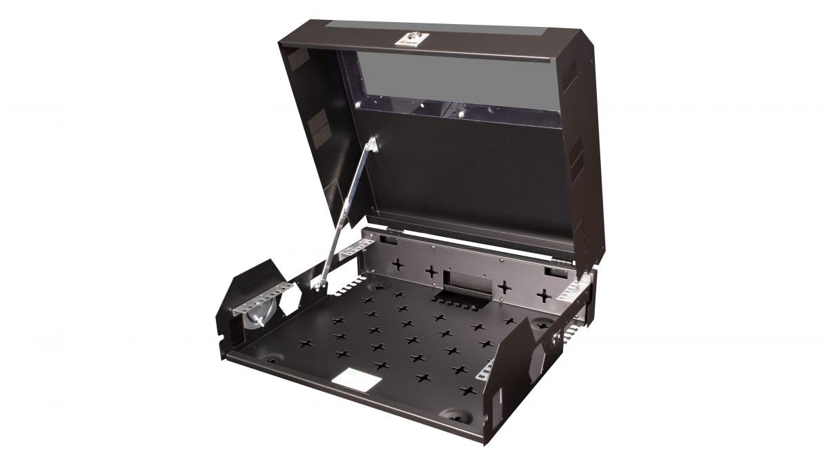 Equip Armoire réseau 19" 05U 475 mm avec Porte en Acier Noir