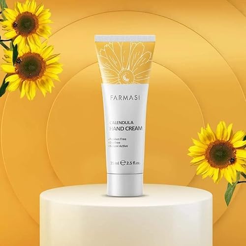 Farmasi Calendula Hand Cream | Crema Mani alla Calendula | Idratante,Nutriente e Lenitivaper Mani Ruvide e Asciute 75 ml / 2.5fl.oz