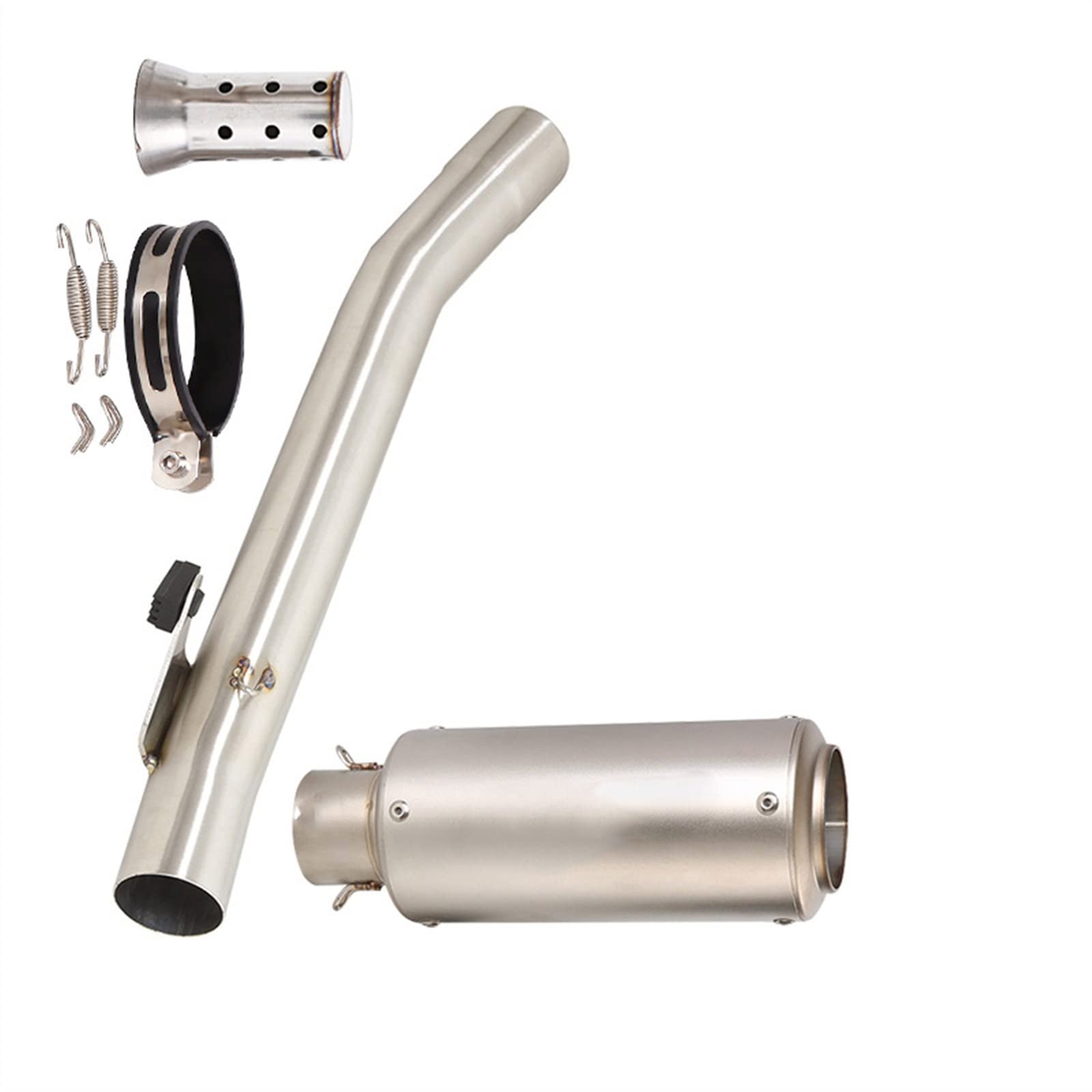 Scarico Moto Tubo Di Collegamento Centrale Slip On 51mm Silenziatore In Acciaio Inossidabile Con DB Killer Per Suzuki Bandit 600 GSF 600 1995-2006 (Color : C)