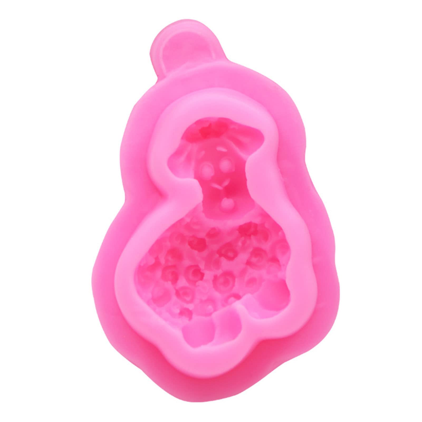 MALSSE Sheep Shaped Fondant Cake Decorating Silicone Mold Pastry Chocolate Candy Ice Cream Mold Baking Tool Cake Molds for Baking Silicone for Decorations Decorating Pastry Shapes Molds for Epoxy