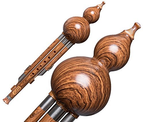 OrientalMusicSanctuary Beginner's ABS Resin Hulusi Gourd Flute - Free Reed Gourd Flute with 2 Working Drones (Key of C) - Thumbnail 4