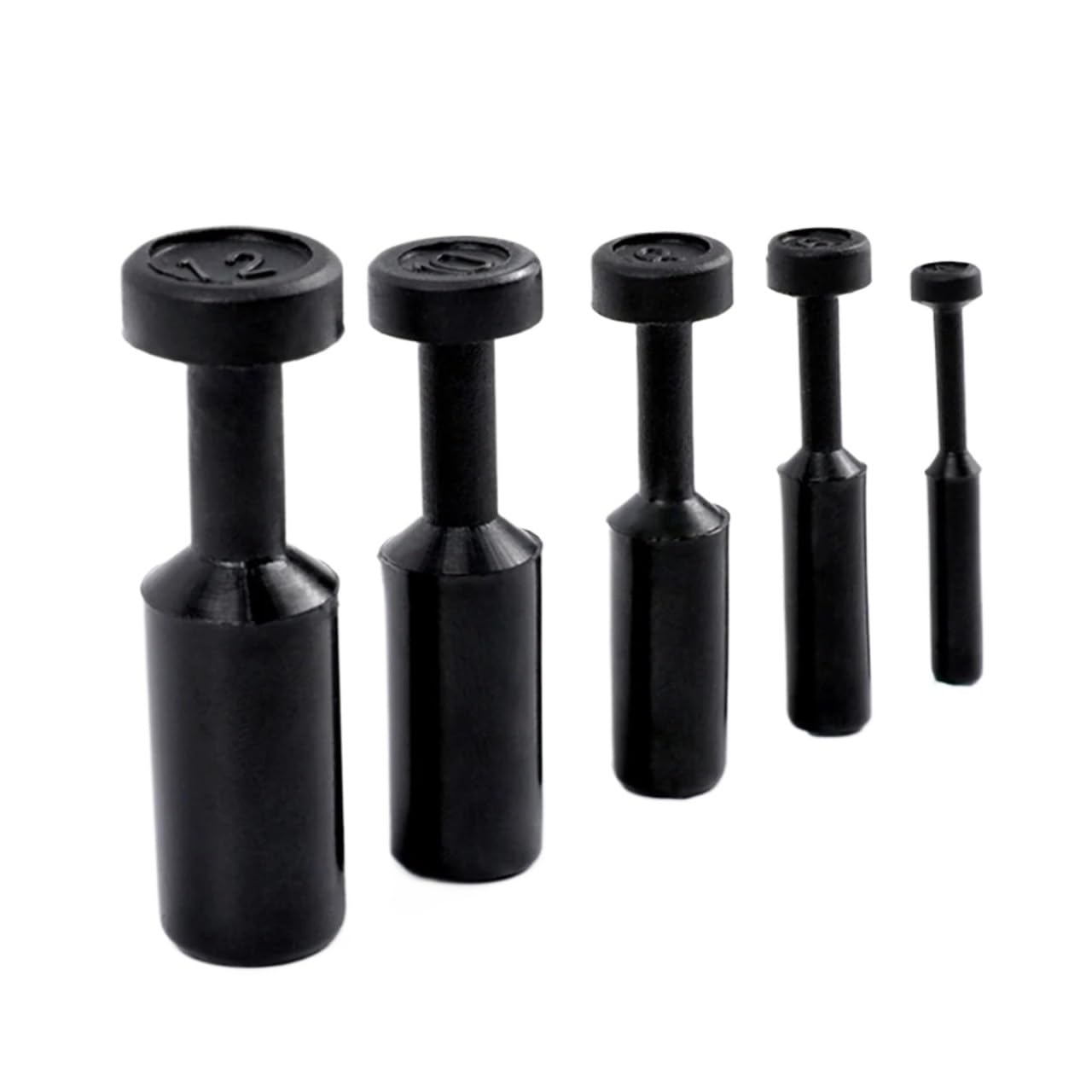 10 Uds tapones neumáticos PP-4 6 8 10 12 14 16mm PPF tapa tubo de manguera conector de empuje tubo de aire accesorio de extremo ciego fontanería de agua(PPF-10)