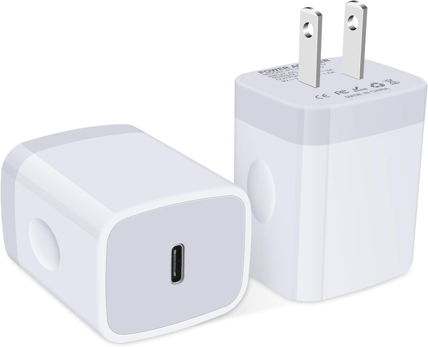 Besgoods - Bloque De Cargador USB C, Adaptador De Corriente Para Cargador De Teléfono, Tipo C, Enchufe De Pared De Cubo De Carga Rápida Compatible Con IPhone 17, 16, 15, Pro