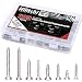Hilitchi 285-Piece Stainless Steel Phillips Flat Head Self Tapping Screw Assortment Kit (Flat Head)