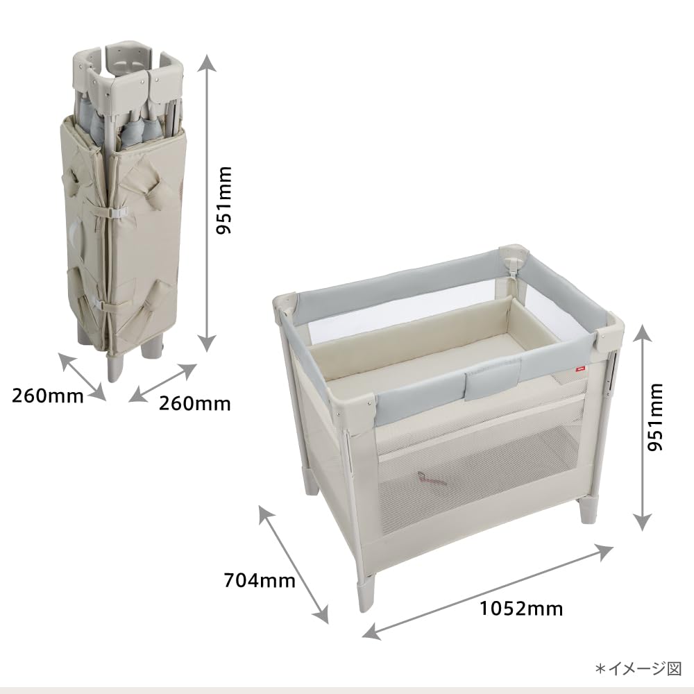 Amazon.co.jp: Aprica(アップリカ) ベビーベッド ココネルエアー AB 0