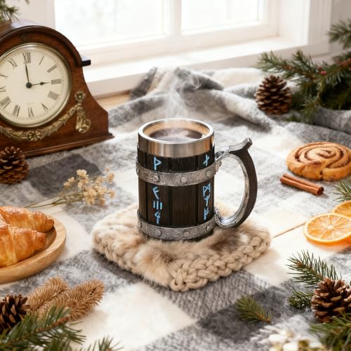 Vaso Vikingo 21oz con Asa y Acero Inoxidable miniatura 3