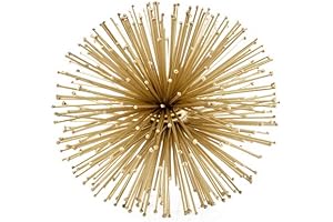 5067 Erizo Urchin Small Gold Sphere: a Majestic Decor for Modern Homes and Offices