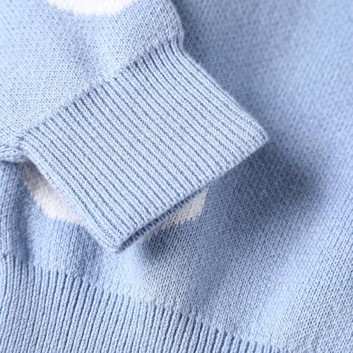 ROMPERINBOX Baby Knit Sweater Girl Boy Long Sleeve Chunky Sweater Fall Winter Warm Toddler Pullover Crewneck Tops Sweatshirt4