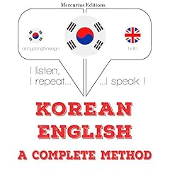 Page de couverture de Korean &ndash; English. A complete method