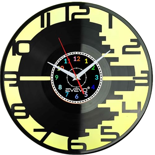 Horloge murale vinyle fluorescente : finis les réveils difficiles dans le noir - 3
