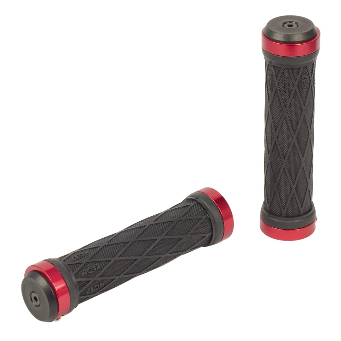 NC-17 Unisex_Adult Lock-On Fahrrad Lenkergriffe Take Control II S-Pro, (28 mm) Rot/Schwarz Bicycle Handlebar Grip, Red/Black, Durchmesser