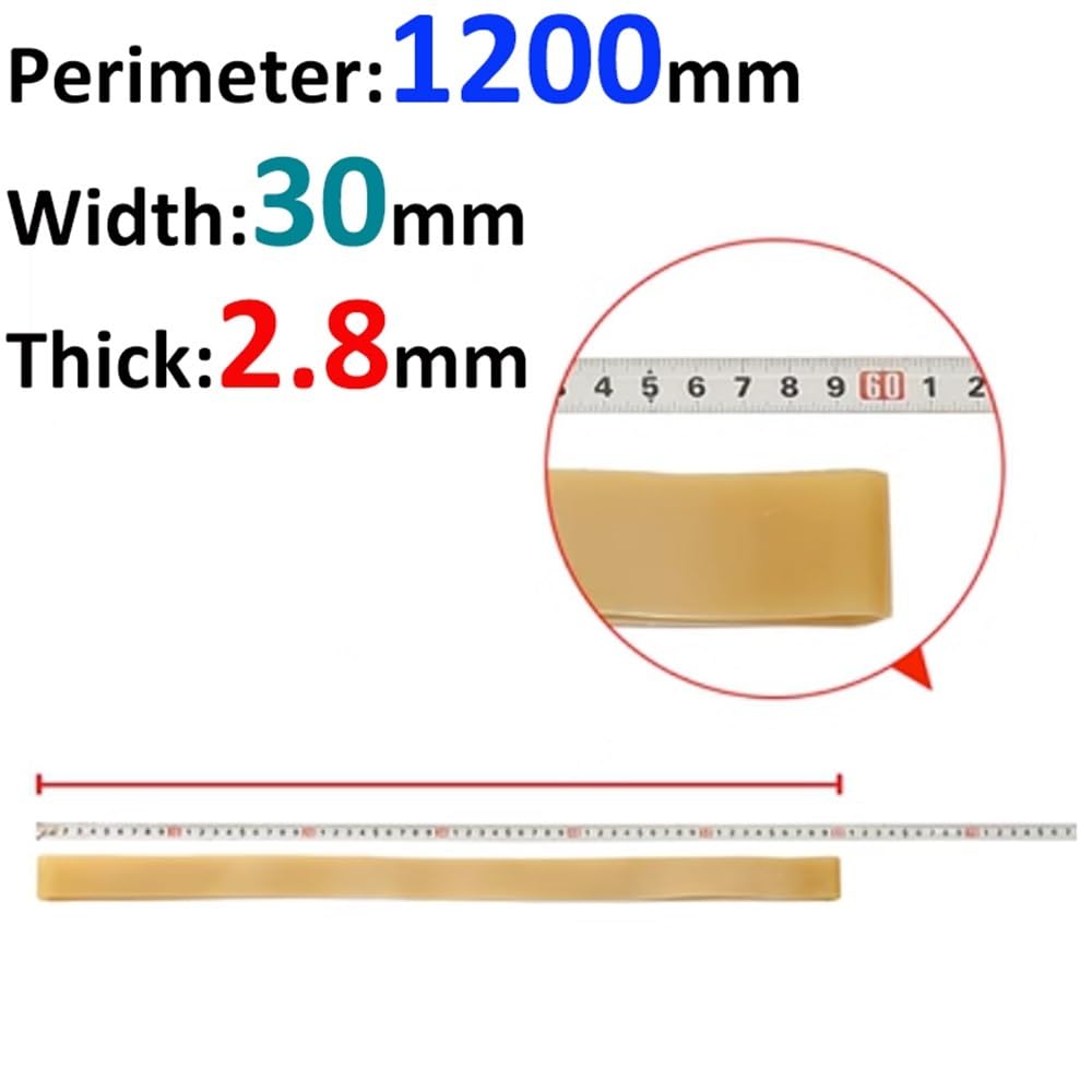 Strisce di gomma, kit di nastri di gomma grezzi 1 pezzo di elastici in lattice ad alta elasticità, elastici in silicone, anello di gomma allungato allargato di grandi dimensioni for legare barattoli d