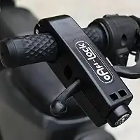 Trava de Segurança Antifurto Universal para Moto Manete e Guidão Caps Lock, Múltiplas Cores Disponíveis