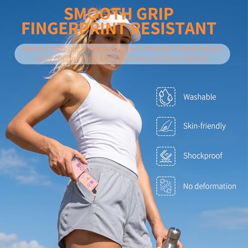 Accesorios Osmo Pocket 4 funda silicona compatible con DJI Creator Combo rosa 3