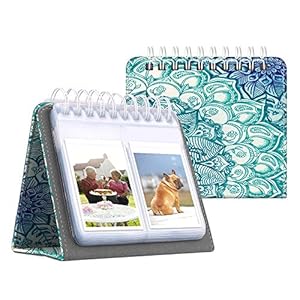 Fintie Kalender fotoalbum voor 3 inch film, 64 foto’s fotoalbum voor Fujifilm Instax Mini 11/Mini 9/Mini Link Printer…