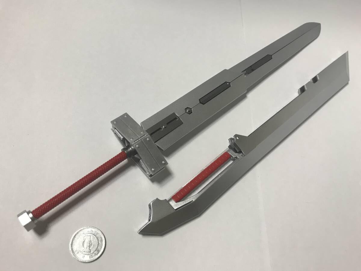 Amazon.co.jp: 1/6 FF7 アドベントチルドレン クラウド 合体剣×2のみ