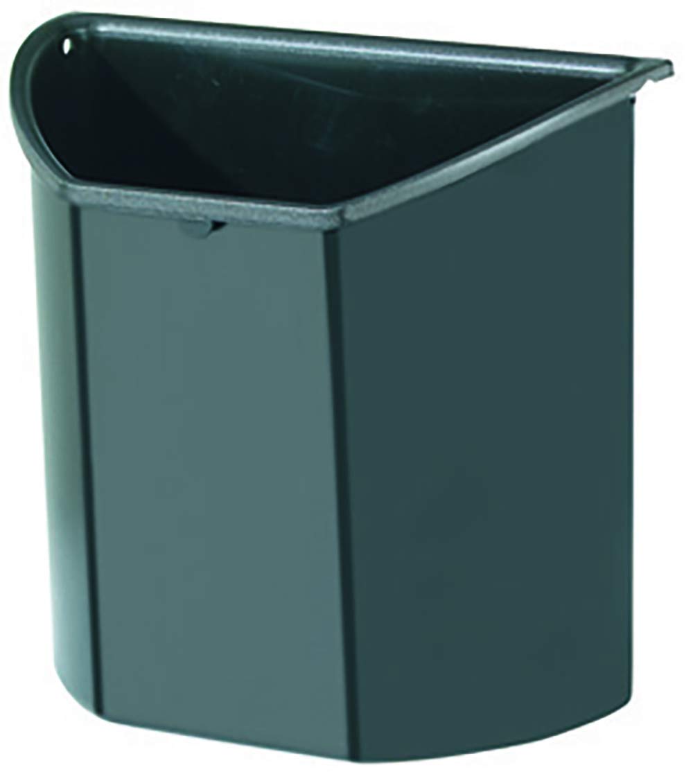 Exacompta - Ref 43142D - Topline Rectangular Eco-Insert for Waste Paper Bin - 222 x 111 x 195mm in Size, 2L Capacity, Enables Bin to be Sorted - Anthracite Grey