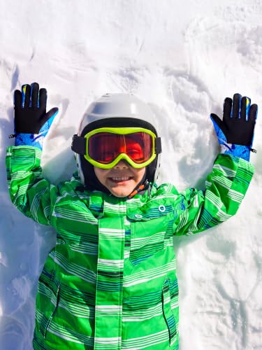 Image of Geyoga Kids Waterproof Winter Snow Ski Gloves