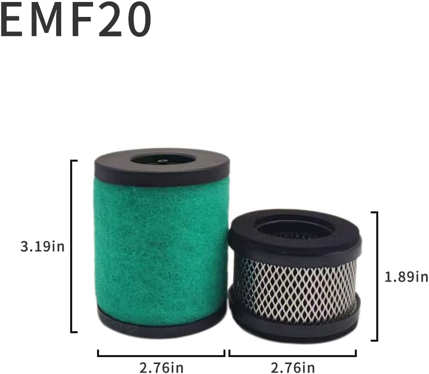 Avcray EMF20 Vacuum Oil Mist Filter Oil Mist Filter Element and Odor Element Group Used for Edwards A22304199 and A22304077