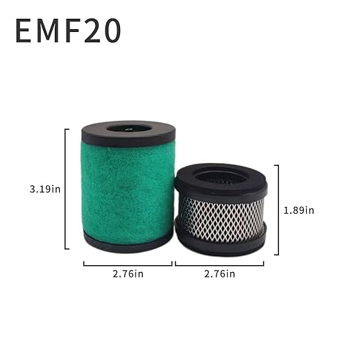 Miniatura 5 de Avcray EMF20 - Elemento de filtro de niebla de aceite al vacío y grupo de elementos de olor utilizado para Edwards A22304199 y A22304077