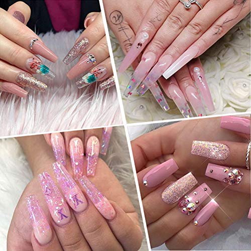 Nägel gel Set Starterset, Jane Choi 3 Farben UV Builder Gel für Nägel (Nude, Rosa, Klar Nude)+100 Stück künstliche nägel… – Bild 8