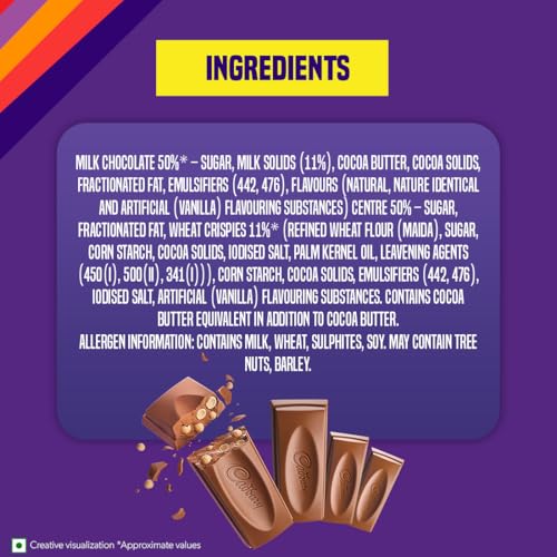 Image of Cadbury Dairy Milk Crispello Chocolate Bar, 35 g