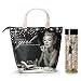 Marilyn Monroe Lunch Tote & Bottle: Insulated Lunch Bag and Gold Confetti Water Bottle Gift Set