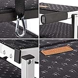ONVAYA® Hundetreppe faltbar | Hunderampe Einstieghilfe für Autos oder hohe Betten | klappbare Haustiertreppe | stabile Hundeleiter | praktisch & leicht | für bis zu 60 kg (6 Stufen)