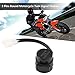 Motorcycle Flasher, 3 Pins Round Turn Flasher Relay Blinker LED Turn Indicator Light Flasher for GY6 Motorcycles Scooters Moped ATV