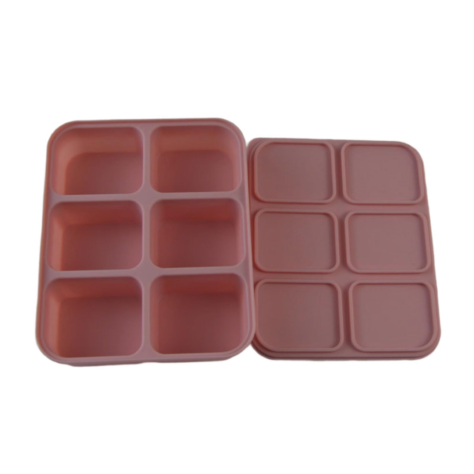 MICFENY Silicone Tray With Lid For Easy Demold And, Space Saving Design For Homes Kitchen Or