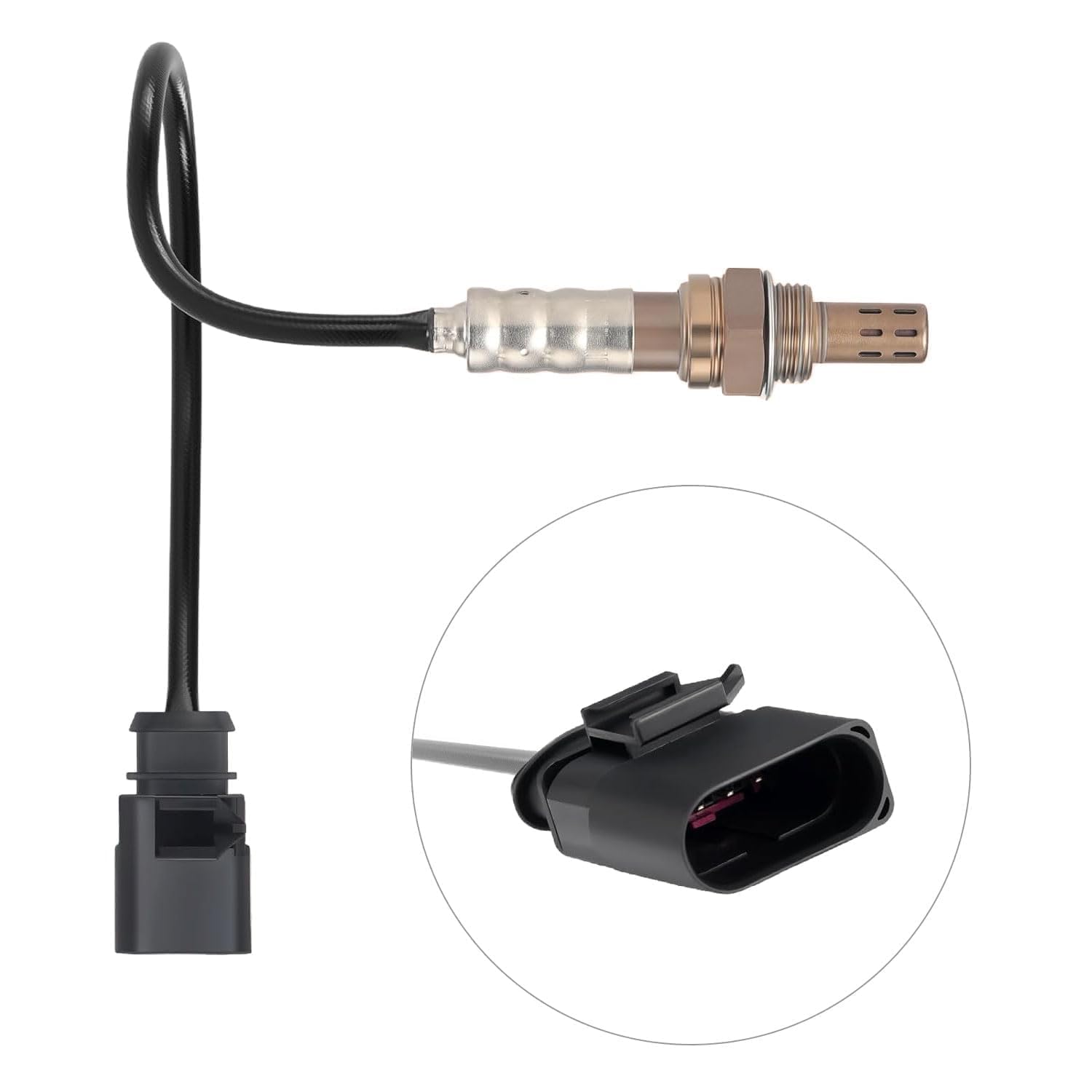 ANBOO Sonde lambda après catégorie pour VW Polo 9N Audi A4 B8 Ford Golf 4 Bosch O2 Capteur de régulation OE 03C906262 03C 906 262 Capteur de rechange
