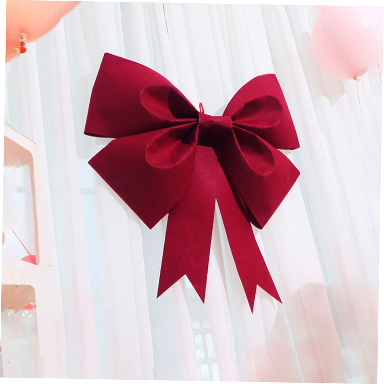 Abaodam 1set Coccarde Decorative Per Matrimonio Ornamenti Romantici Per Decorazioni Di Porte e Finestre Facile Da Appendere Design Elegante e Leggero Atmosfera Festiva e Calorosa Per