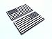 US American Flag x 2 Chrome Metal Decal Emblem Sticker Subdued for Auto Truck Car