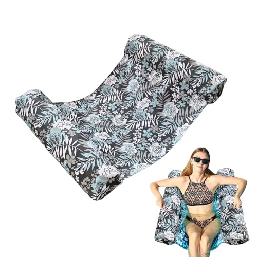 Ecara - Hamaca hinchable para piscina - Saludos al aire libre para nadar, Boadina móvil en la piscina hinchable de playa para viajes para viajes,