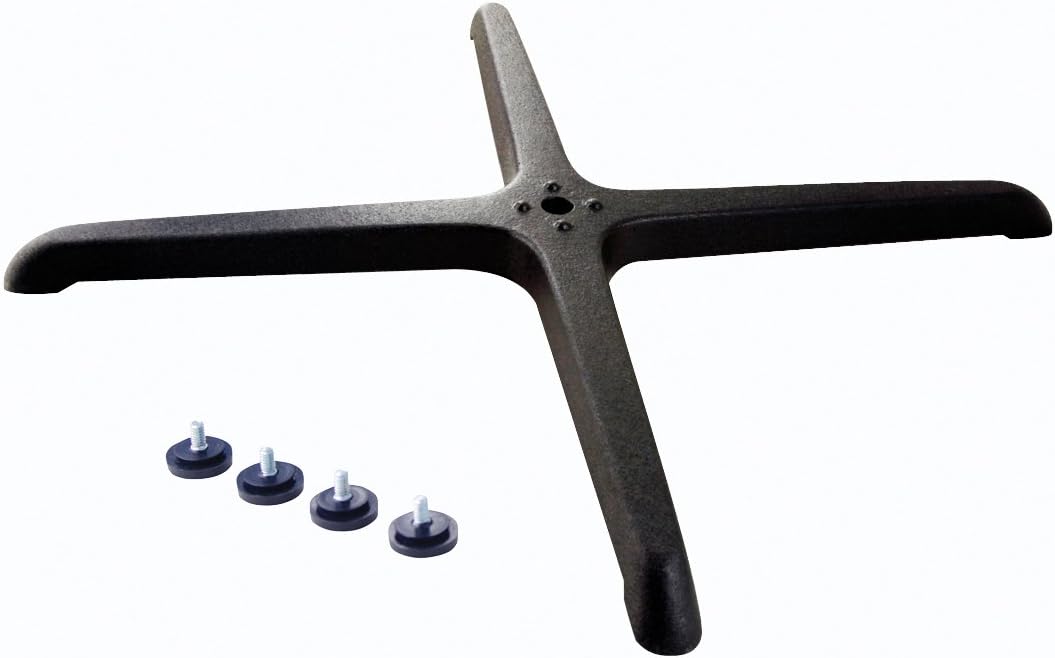 Johnson Rose 96309 Table Base Casting, Black Cast Iron, 30" x 30"