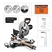 TACKLIFE Sierra Ingletadora 2000W, 3200 / 4500RMP Doble Velocidad, Sierra Telescópica Versatil...