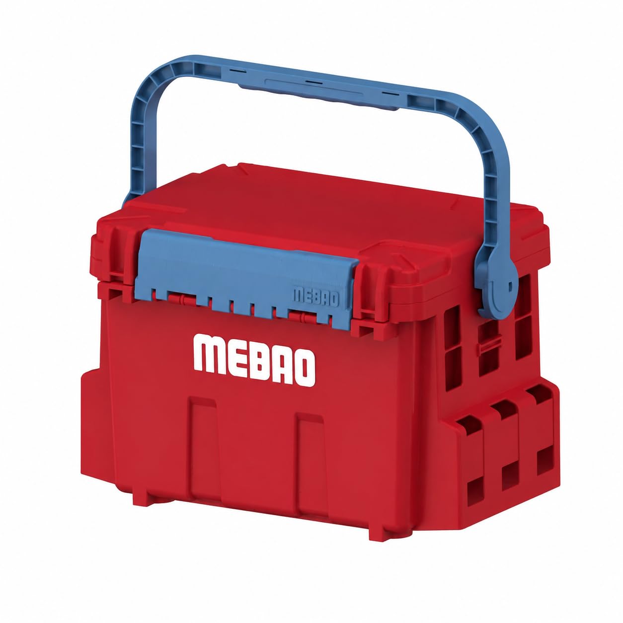 Angelkoffer MB-700, robuste Sortierbox für Angler, wasserabweisender Sortimentskasten, 25-32L Kapazität, Birne Eisenrot