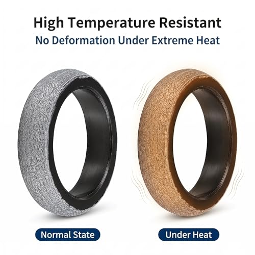 Image of 3 Inch 76mm Exhaust Donut Gasket, Stainless Steel Mesh Reinforced Exhaust Flange Gasket, High Temp Leak-Proof Muffler Gasket for 3 inch Exhaust Pipe /Muffler /Manifold, 2 Pack