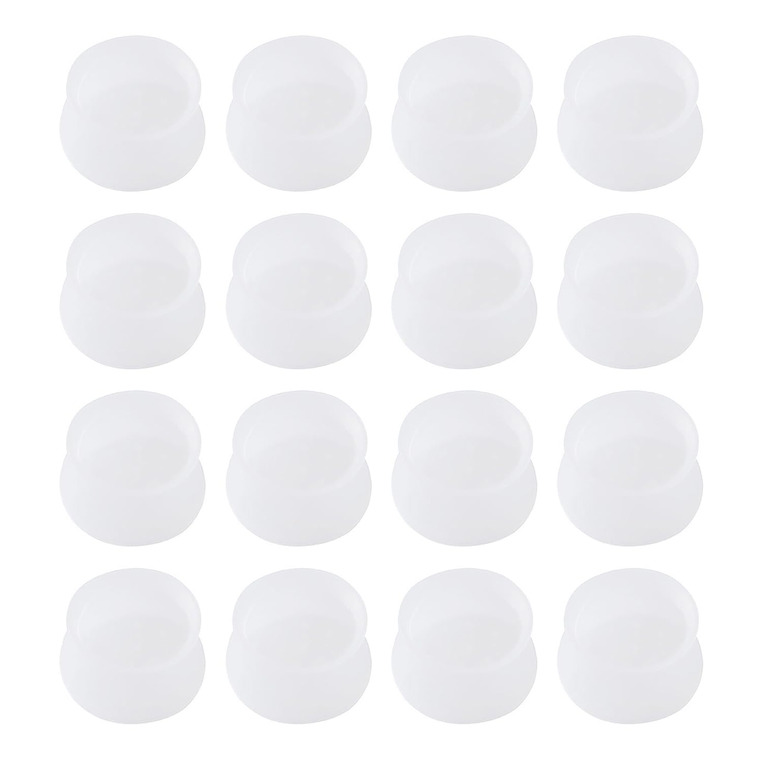 SYGA Pack of 16 Silicone Chair Foot Covers, Non-Slip Table Leg Pads, Silent & Wear-Resistant Protective Covers(White Transparent) (B0DFGXD122) Amazon Price History, Amazon Price Tracker
