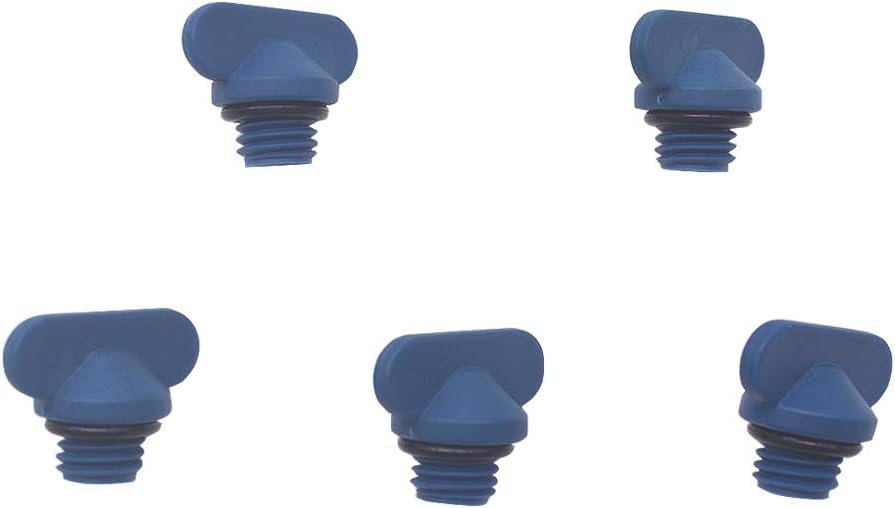 5 Packs Engine Block Drain Plug 22-806608A02 22-806608A1 22-8M0119211 For Mercruiser