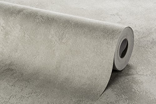 Papel de Parede Vinílico, Cimento Queimado, Dourado, 1000x52 cm, Bobinex Uau