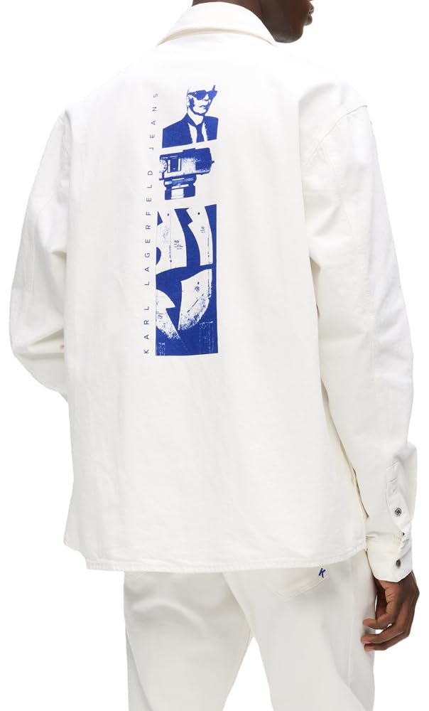 Karl Lagerfeld Jeans Herren Karl Denim Overshirt