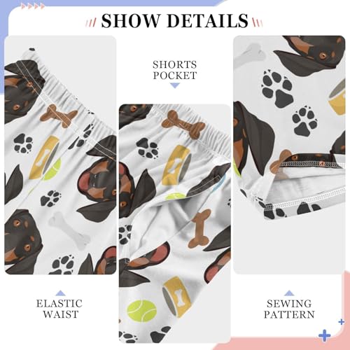 Dog Dachshund Stuff Boys Pants for Kids Jogger Pants with Pockets S-XL4