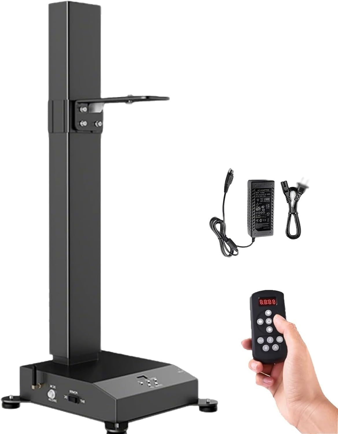 Deslizador de cámara motorizado, elevación automática de inclinación panorámica para transmisión en vivo, control remoto, 8 velocidades ajustables, capacidad de carga de 10 kg, perfecto para hacer