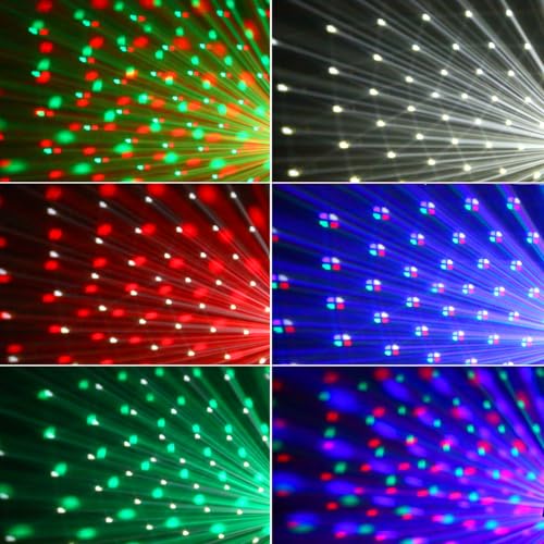 Ehaho Discolicht Partylicht L2500, Musikgesteuert DJ Disco Licht mit DMX 512, Stroboskop Lichteffekte Partylicht Mit Fernbedienung & Discokugel für Familie Die Party Fest Der Klub Geburtstag Hochzeit