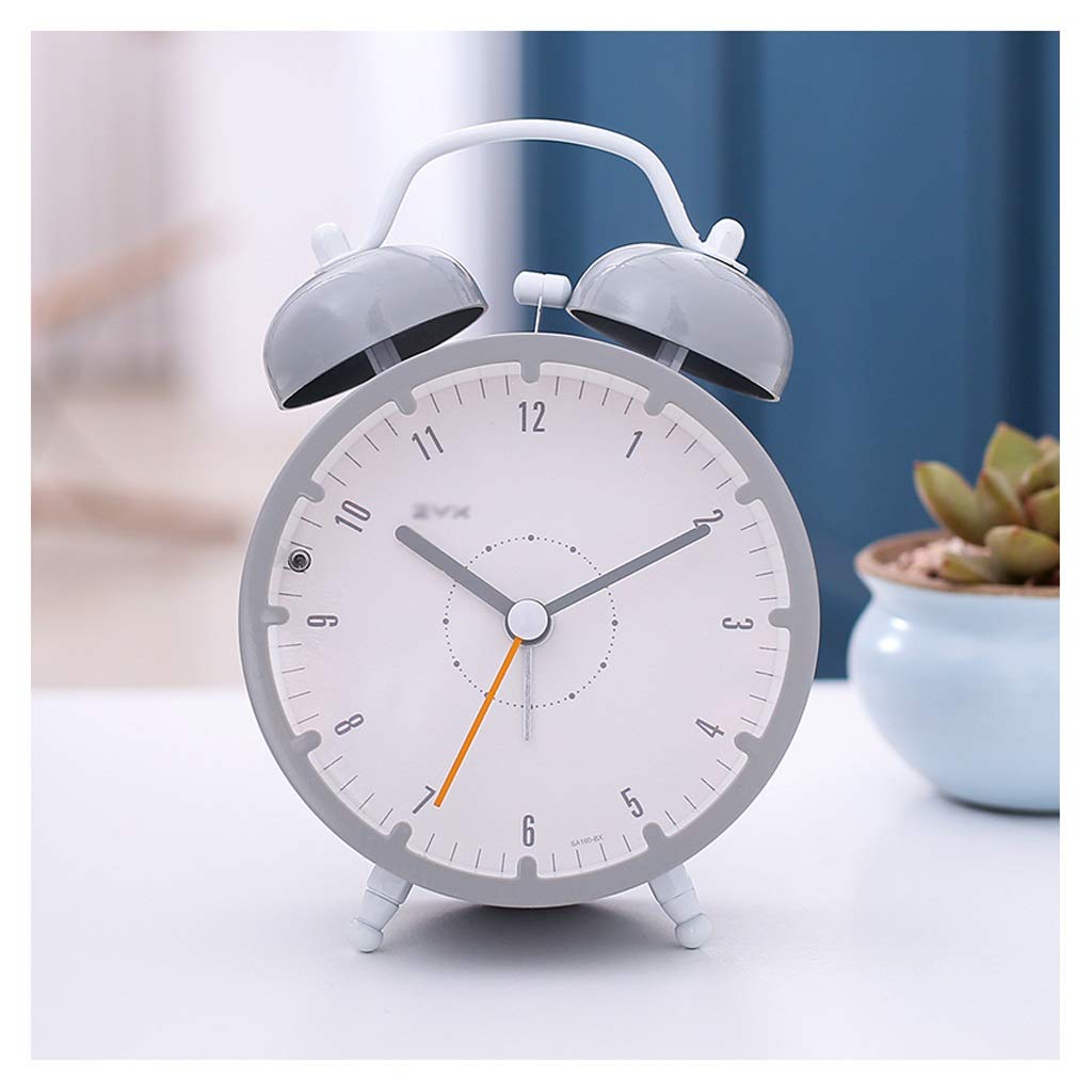 Wecker/Wecker Digital Übergroße Glocke Wecker Creative Student mit niedlichen Kindern Mädchen Schlafzimmer Bettwecker Lazy Weck up Artefakt Muteuhr Alarm Clock (Color : B)