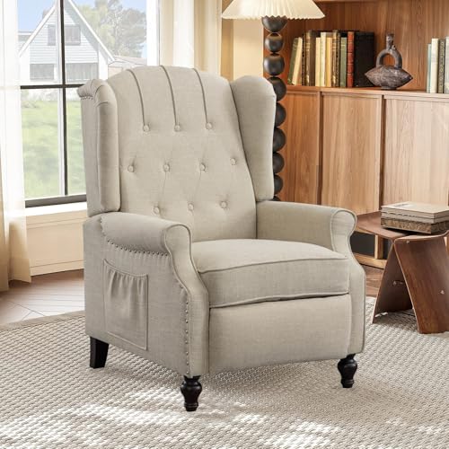 Sillón Recliner Plegable Beige