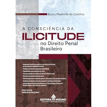 Capa do livro A Consciência da Ilicitude no Direito Penal Brasileiro