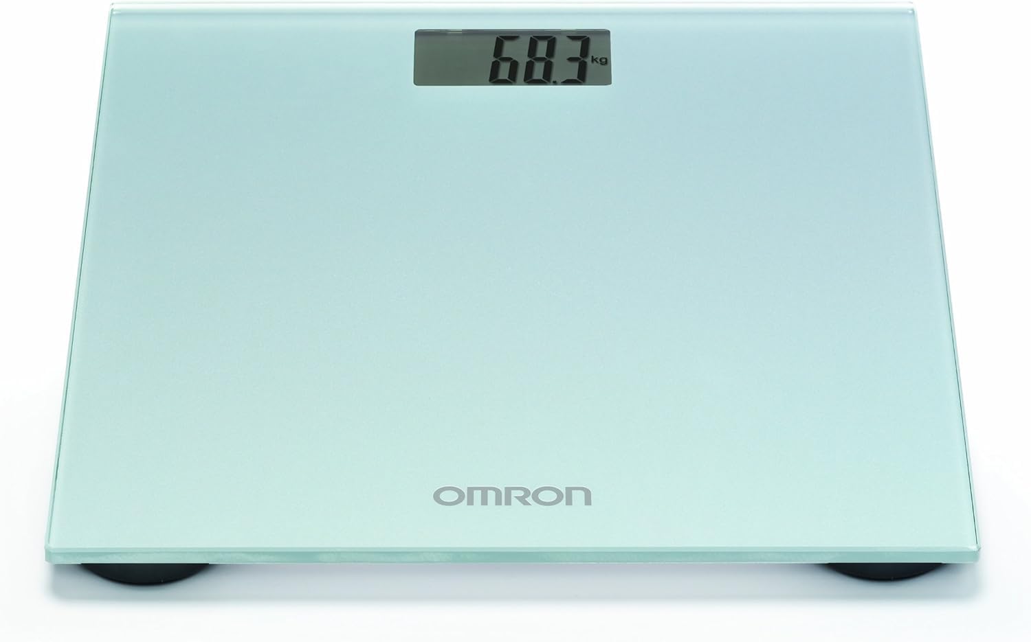 OMRON HN289 Báscula personal digital de diseño extraplano | El encendido y apagado automático y su diseño extraplano y elegante facilitan el pesaje diario