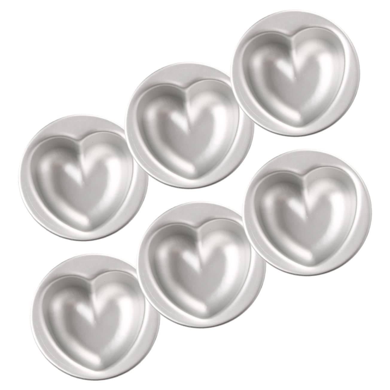 Lot De 2 Moules à Pizza En Forme De Cœur Anti-Adhésif 20,3 Cm - Idéal Saint-Valentin Et Occasions Spéciales